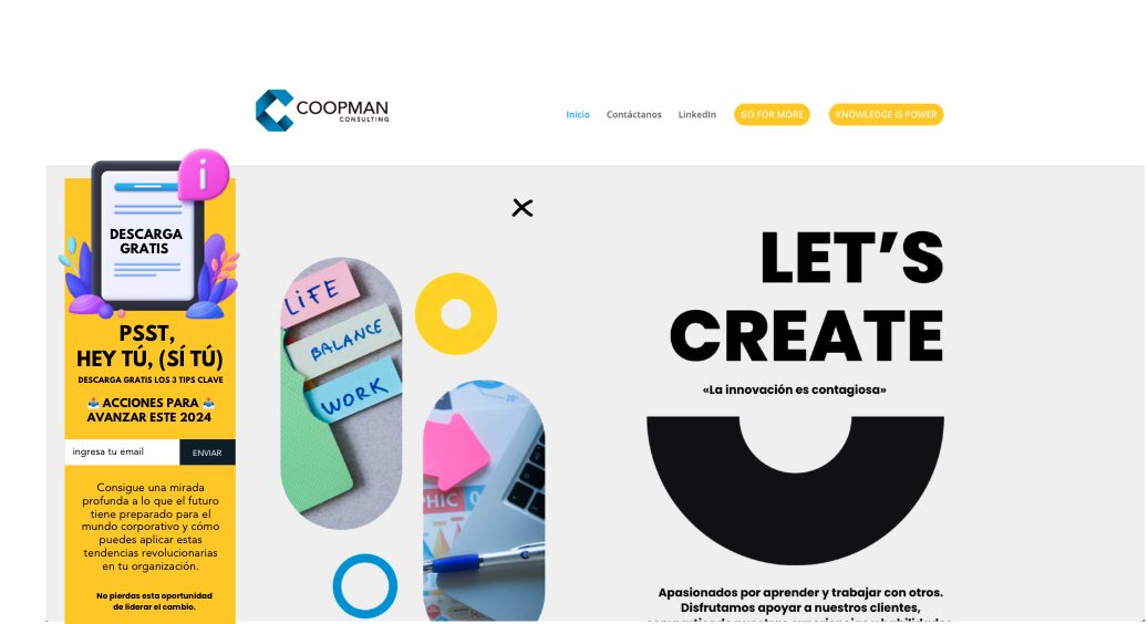 Coopman · Sitio web