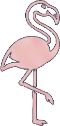 Flamingo silhouette